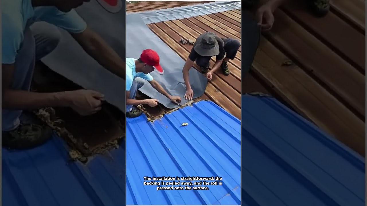 Self-Adhesive Waterproofing for Metal Roof Repair