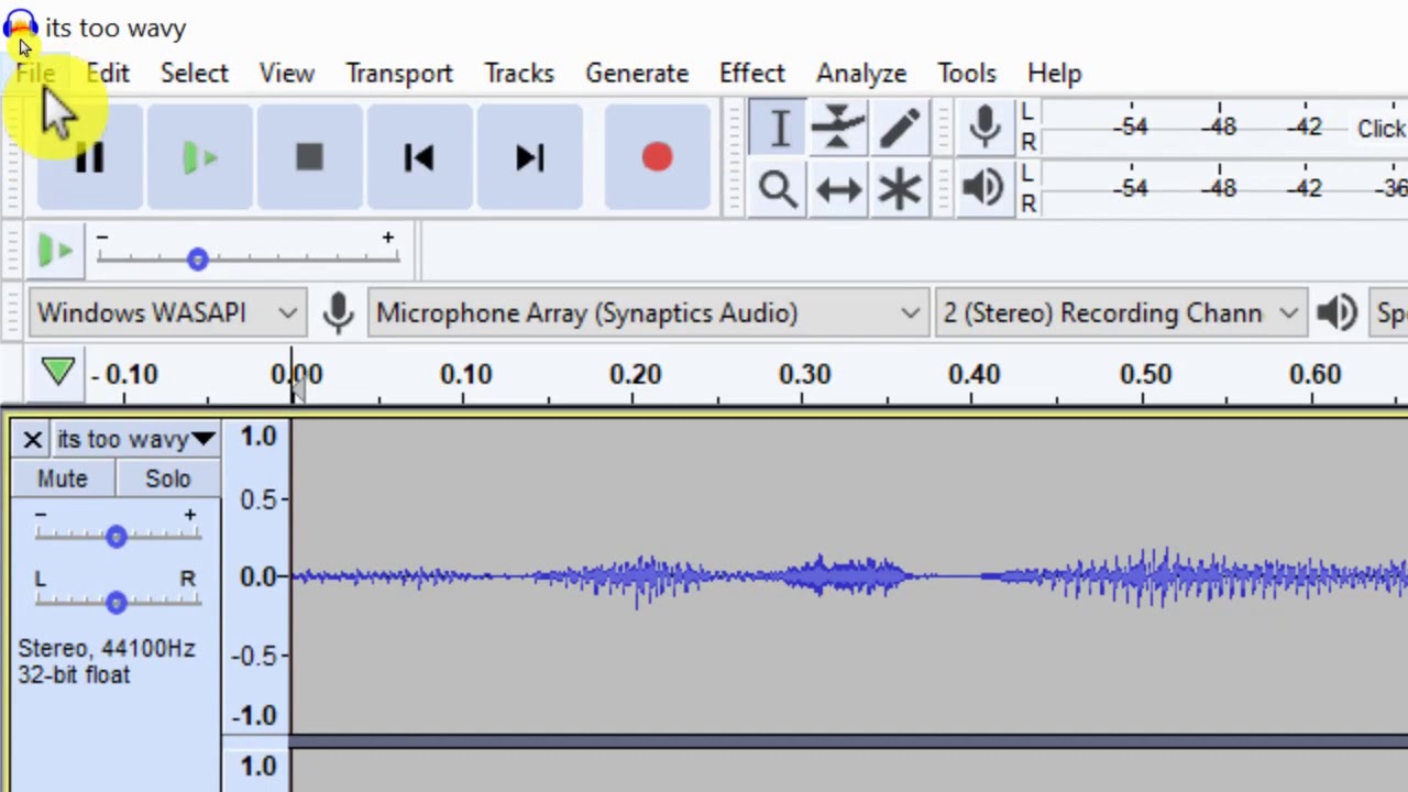How to export to MP3 Audacity
