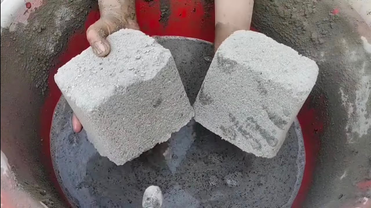 Asmr | Crunchy dusty sand cemwnt dry/water crumbling satisfying asmr | ASASMR |