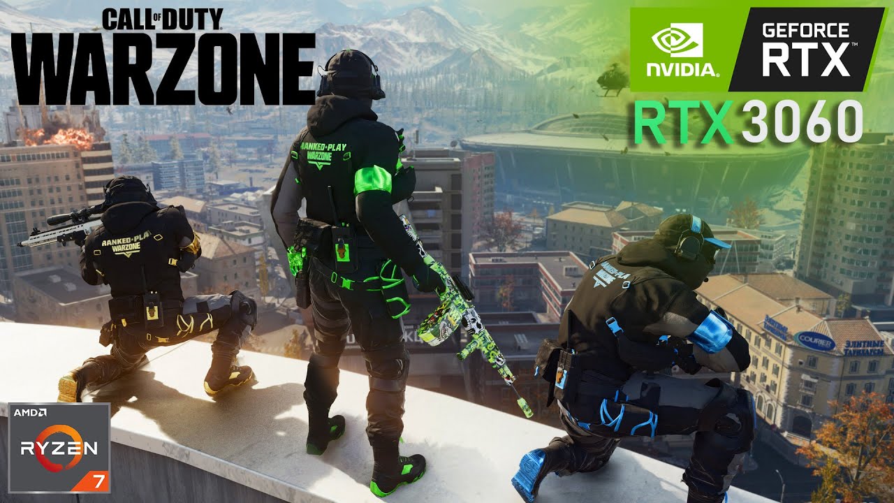 Call of Duty WARZONE VERDANSK : RTX 3060 + RYZEN 7 5700X : 1080p / 1440p