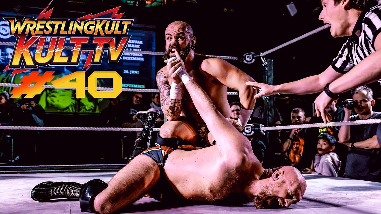 Wrestlingkult - KULT TV 40 inkl Match Axel Axeman Tischer WWE vs Robbie X NJPW