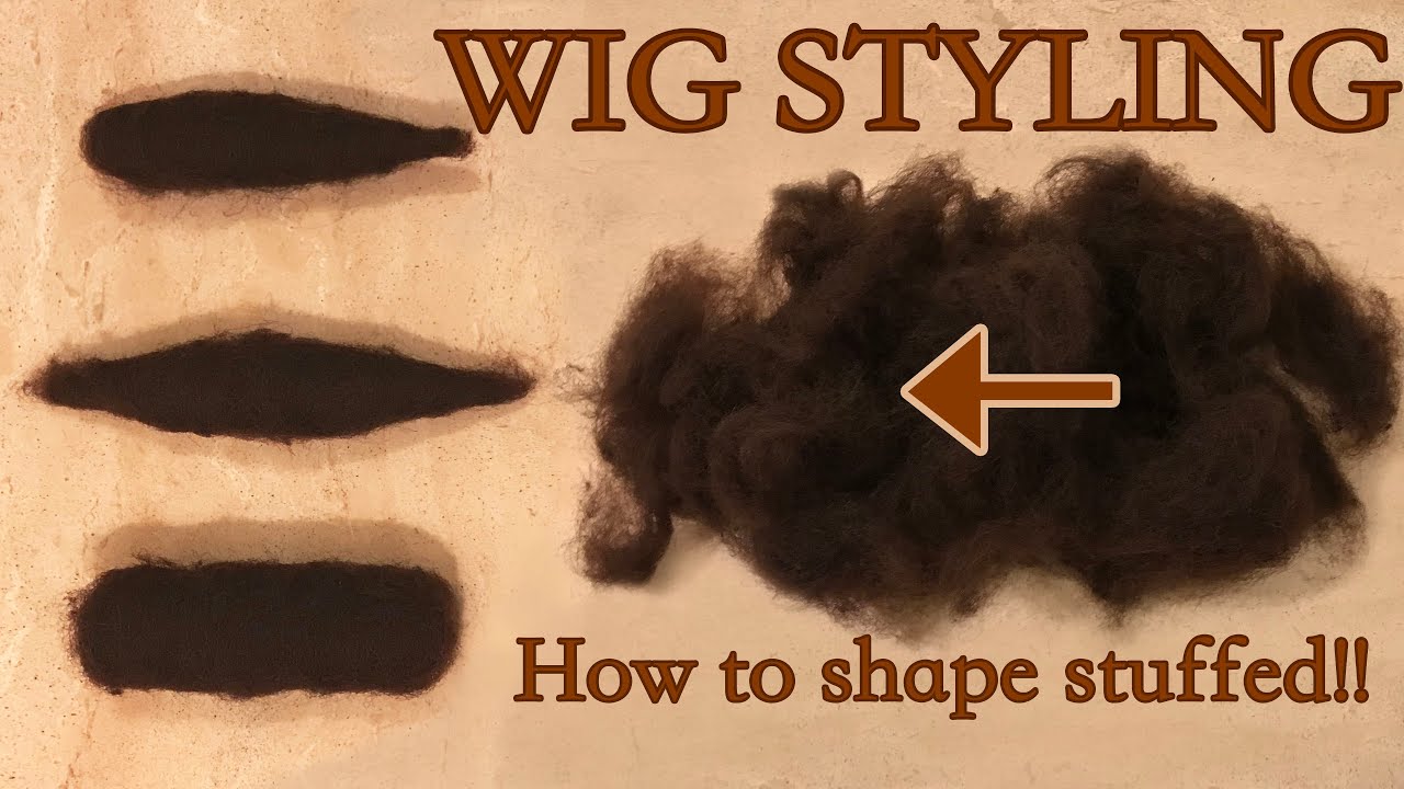 Wig Styling. How to shape stuffy. すき毛の作り方　基本