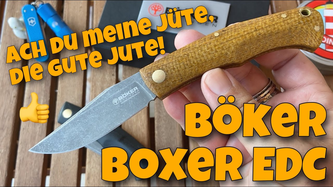 🚨 Ach du meine Jüte, die gute Jute ‼️ Böker Boxer EDC im Passaround der ASW 🚨