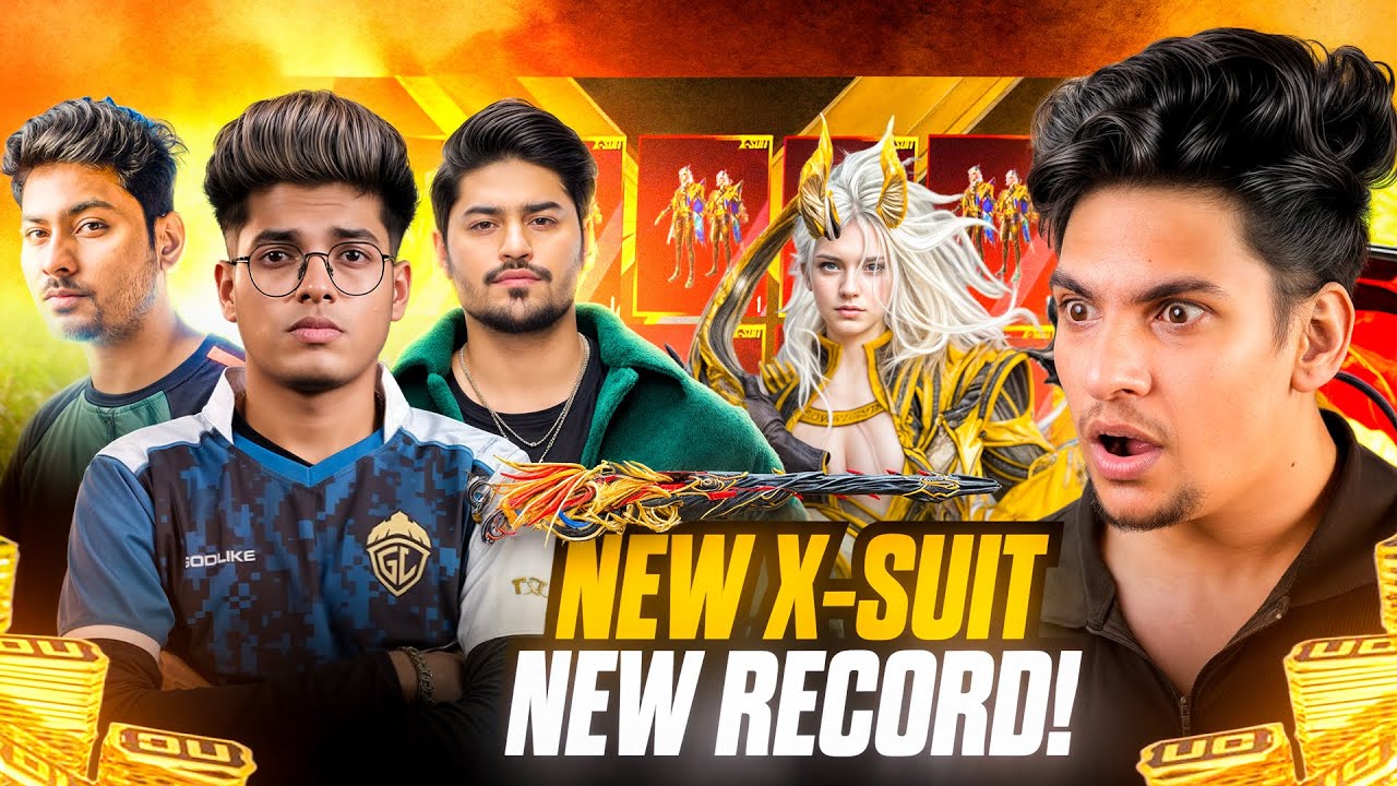 OMG! Jonathan vs Dynamo 🔥 10 UC Trick New X-Suit Crate Opening in BGMI