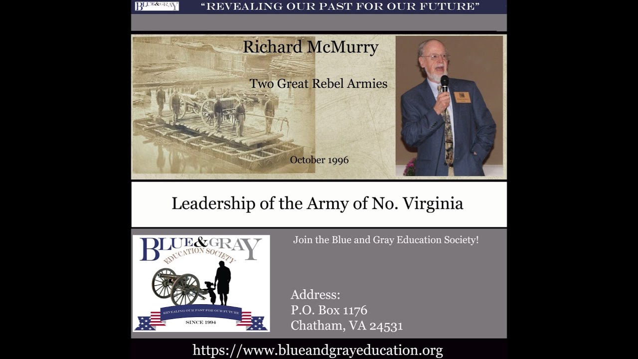 BGES Seminars: Two Great Rebel Armies-Richard McMurry