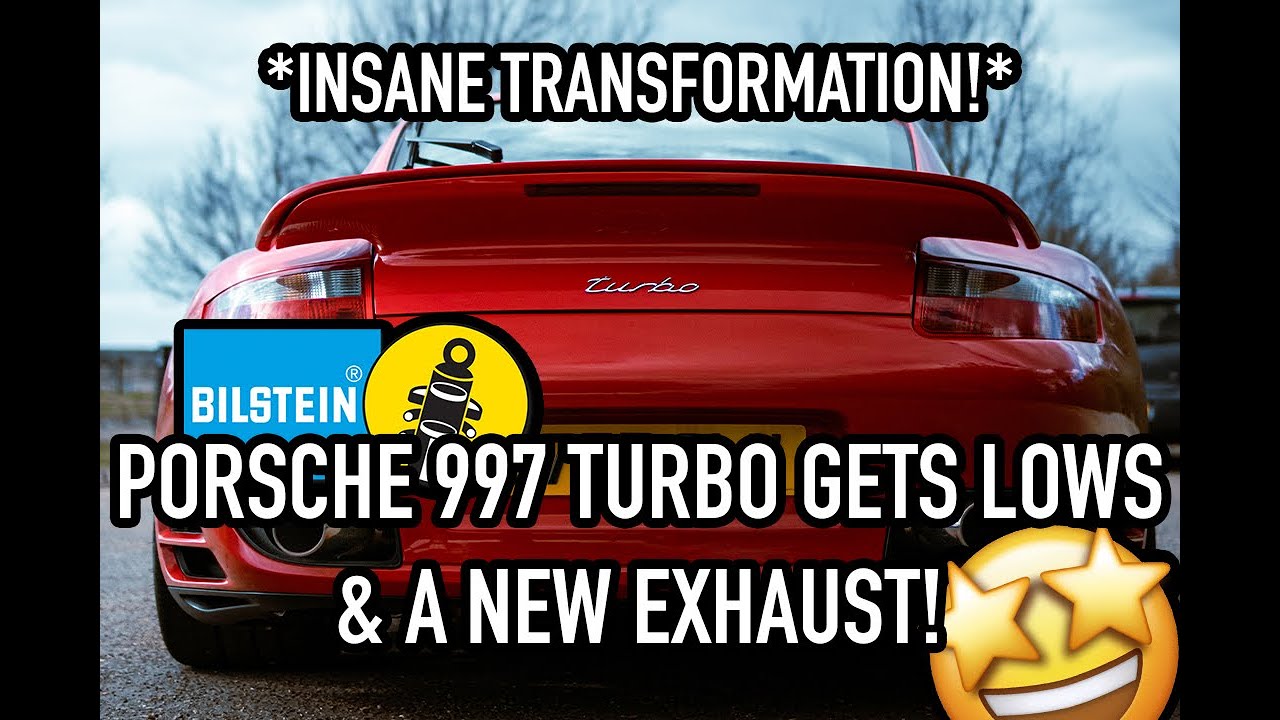 Porsche 997 Turbo gets lows & a custom exhaust!! *INSANE*