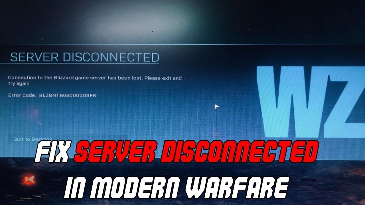 BLZBNTBGS000003F8 |  fix blizzard server disconnected