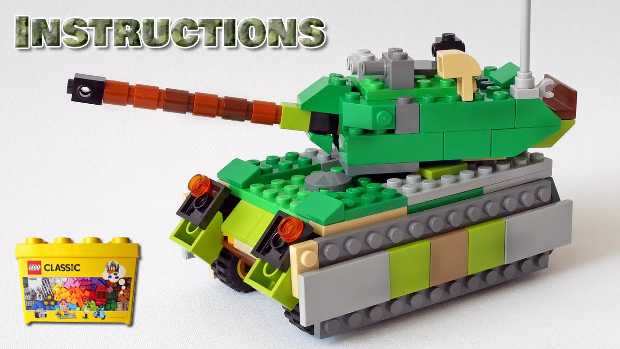 How to Build a battle tank with LEGO Classic 10698 – Fun and Easy! (Alternate) | 戦車の作り方
