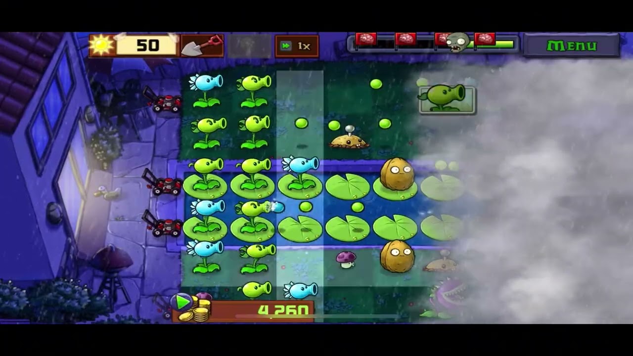 Level 25 Plants vs Zombies but it gets CRAZY 🌱🧟 #gaming #pvz #zombie 