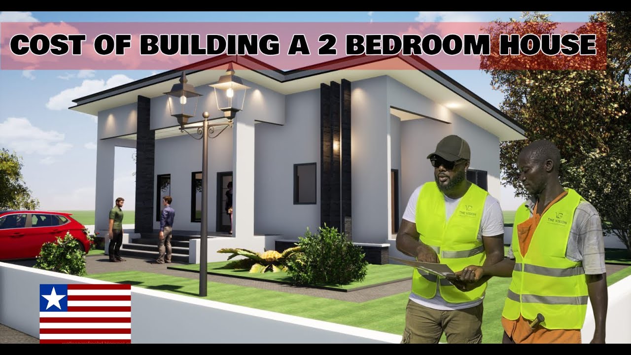 ACTUAL COST OF BUILDING A MODERN 2BEDROOM HOUSE IN LIBERIA #buildinginliberia