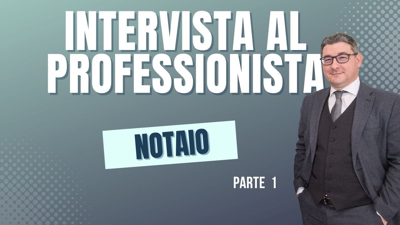 FACCIAMO CHIAREZZA... CHI E' IL NOTAIO