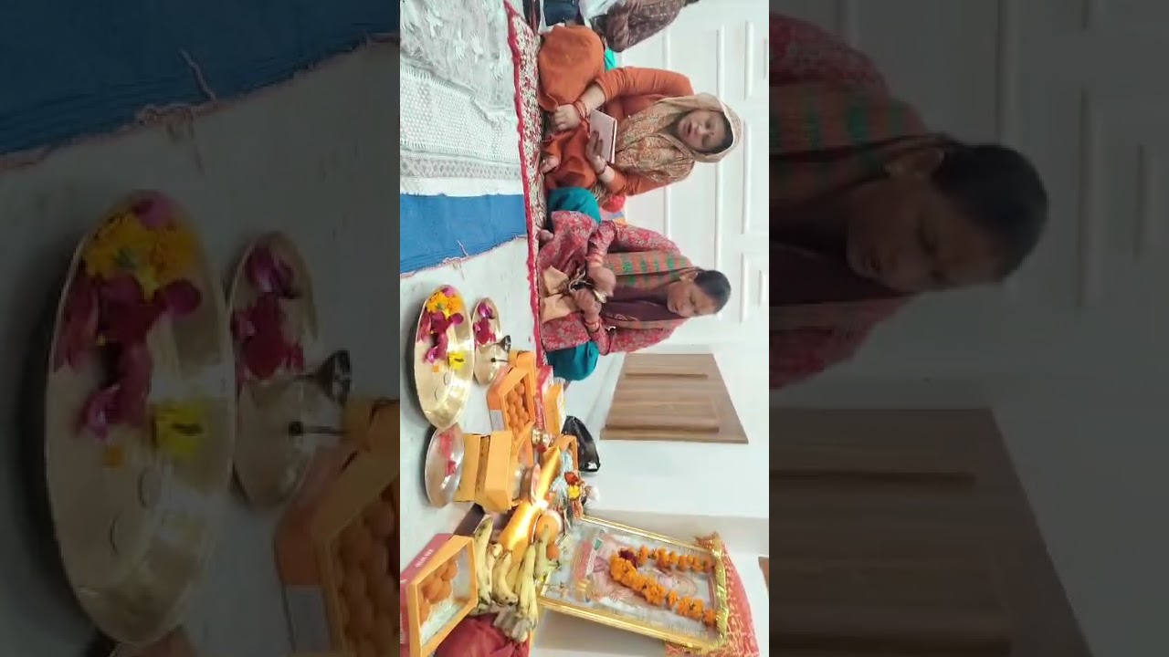 आज सभी ने मिलकर सुंदरकांड पाठ किया जयश्री राम 🙏🙏