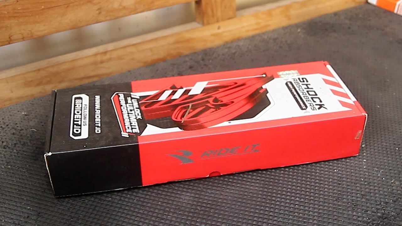 Unboxing+Pasang Shock Belakang Ride It RI 811 New Series Honda Supra Fit