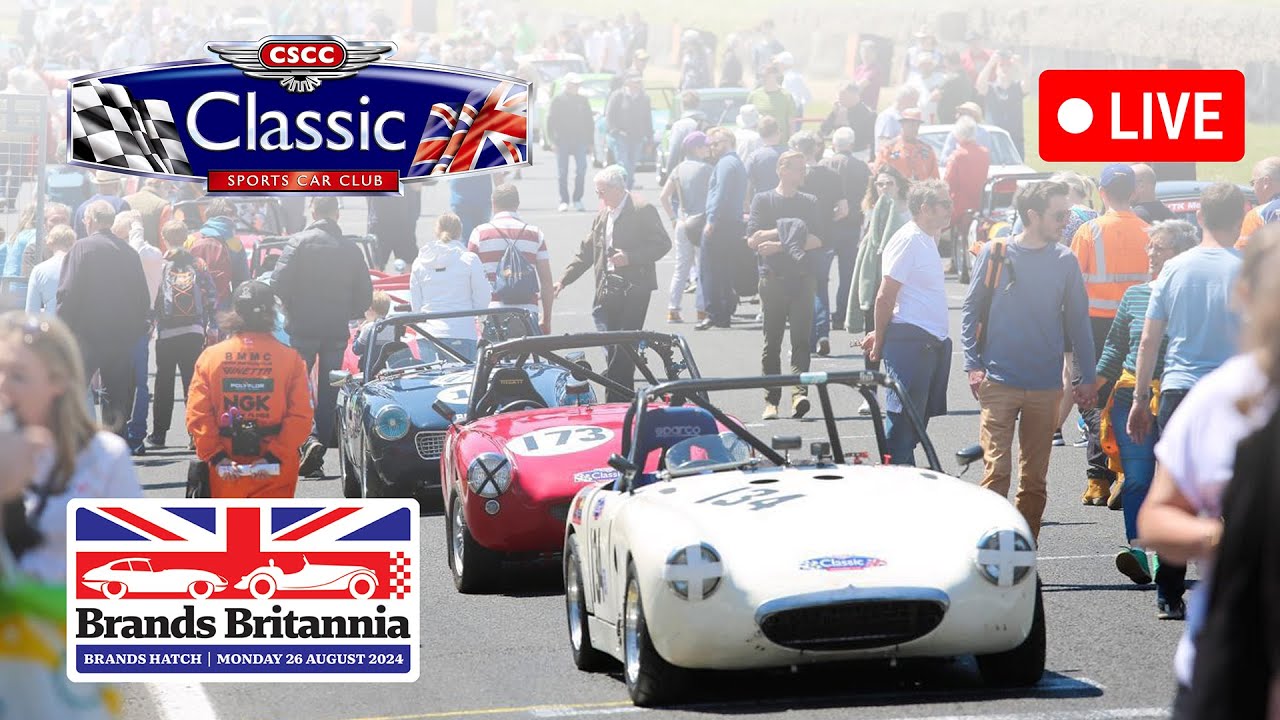 CSCC LIVE - Monday 26th August 2024 - Brands Britannia Race meeting