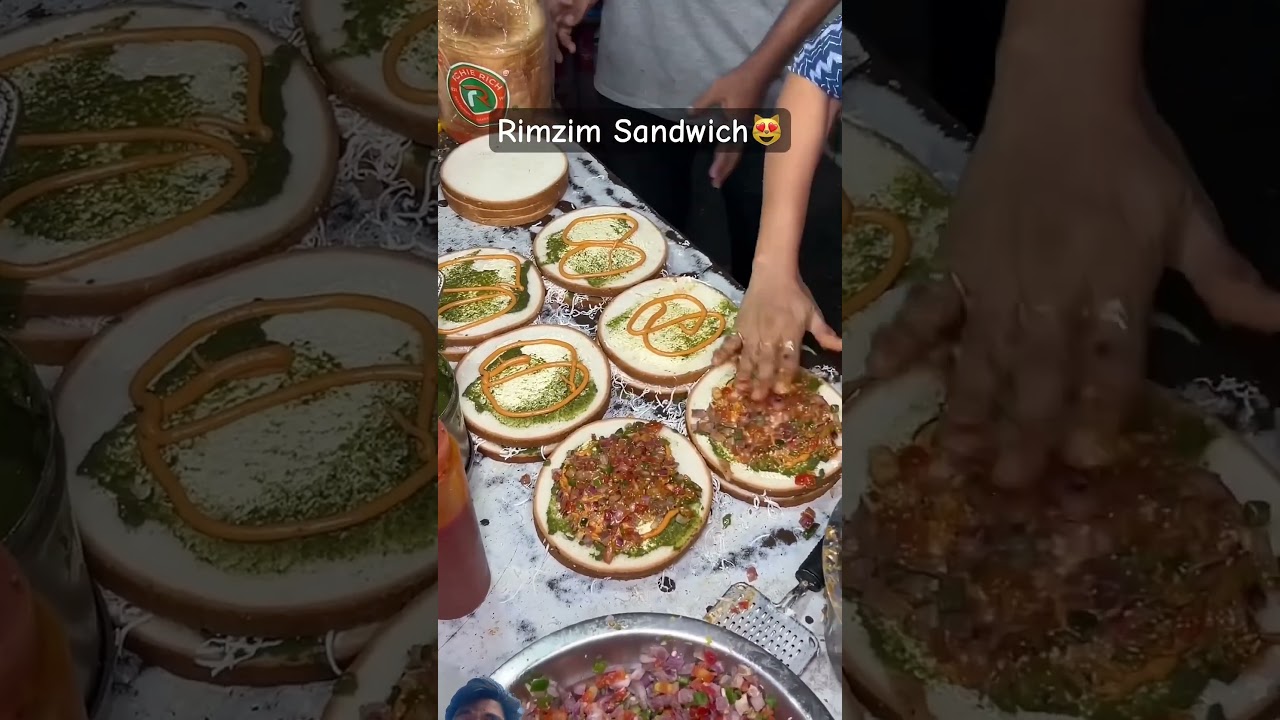 Surat Famous Rimzim Sandwic In Just 150/-Indian Street Food