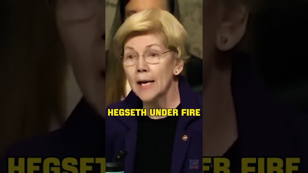 Elizabeth Warren Demands Answers From Hegseth #breakingnews