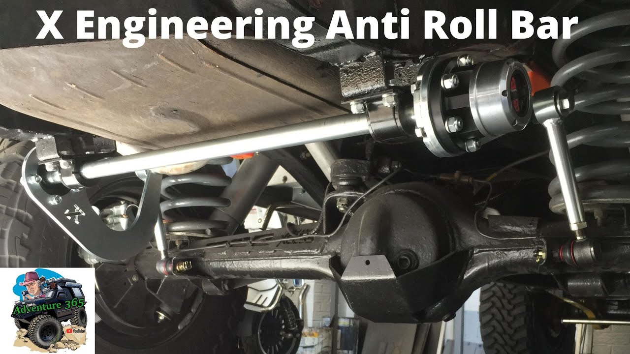 Установка стабилизатора поперечной устойчивости X Engineering (на Land Rover 110 Defender) | Rapt...