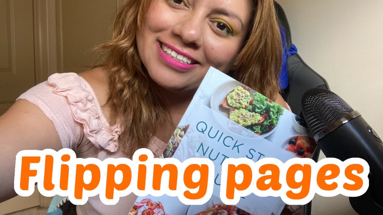 ASMR FLIPPING PAGES OF A MAGAZINE, NO TALKING