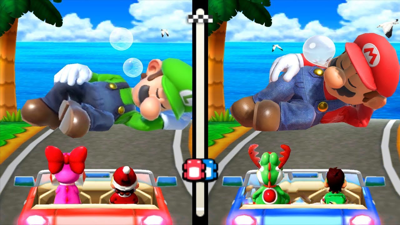 [Mario Party Superstars] Mario vs Birdo vs Yoshi vs Luigi (COM Strongest Master)