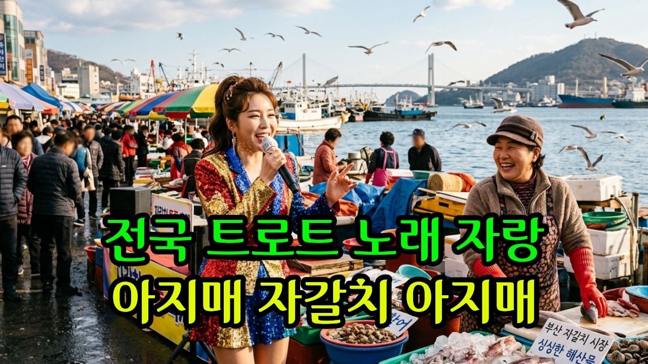 부산 자갈치 노래자랑 ㅣ 신나는 멜로디 ㅣ #트로트 #감성트로트 #7080