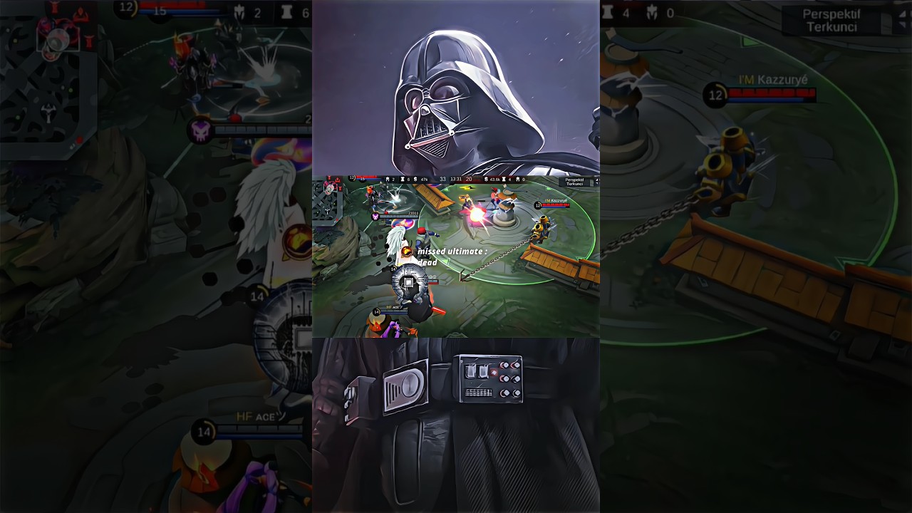 Аргус: Франко попал точно в цель #шорты #mlbb #mobilegends #ml #argus #starwars #darthvader