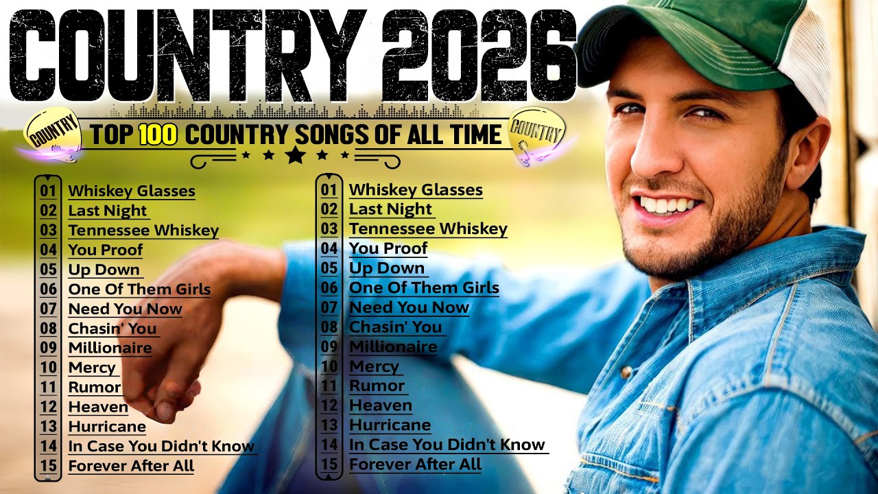 Country Music Playlist 2026 ✨ Morgan Wallen, Luke Combs, Chris Stapleton, Luke Bryan, Lee Brice