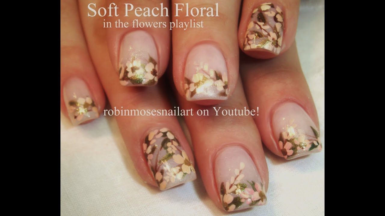 Easy Wedding Nails! Vintage Flower Nail Design Tutorial