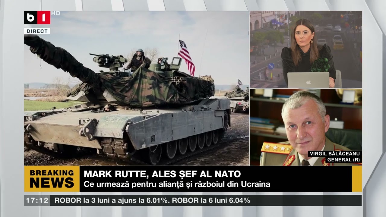 GEN (R) BĂLĂCEANU, DESPRE CE URMEAZĂ PENTRU NATO ȘI RĂZBOIUL DIN UCRAINA. B1TV_ 26 iunie 2024