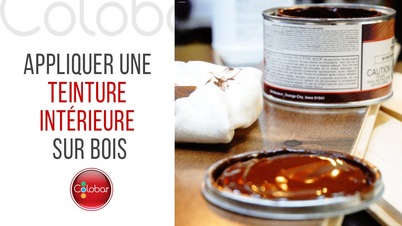 Comment appliquer la teinture intérieure sur bois