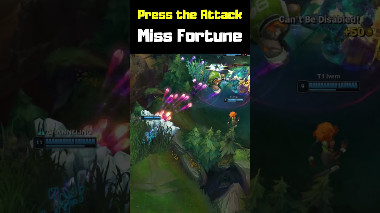 Press the Attack Miss Fortune - League of Legends #shorts