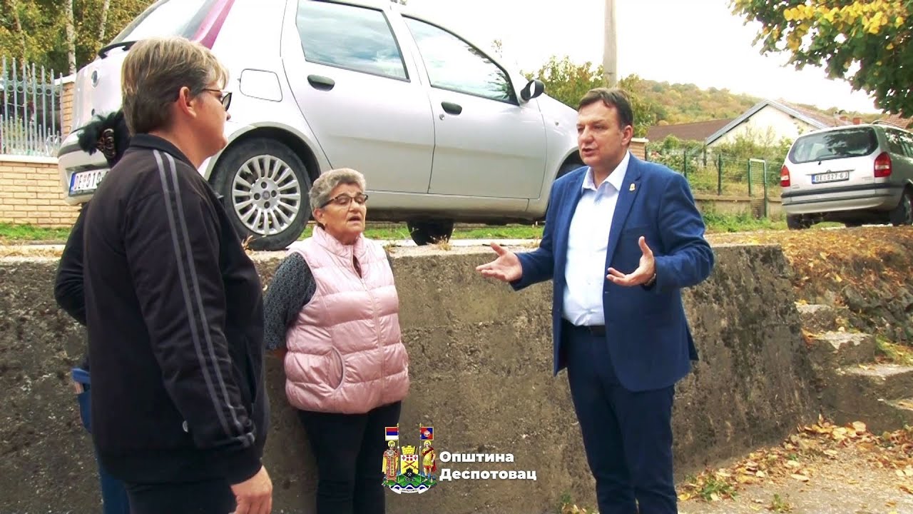 PREDSEDNIK OPŠTINE DESPOTOVAC OBIŠAO RADOVE U MESNOJ ZAJEDNICI JEZERO