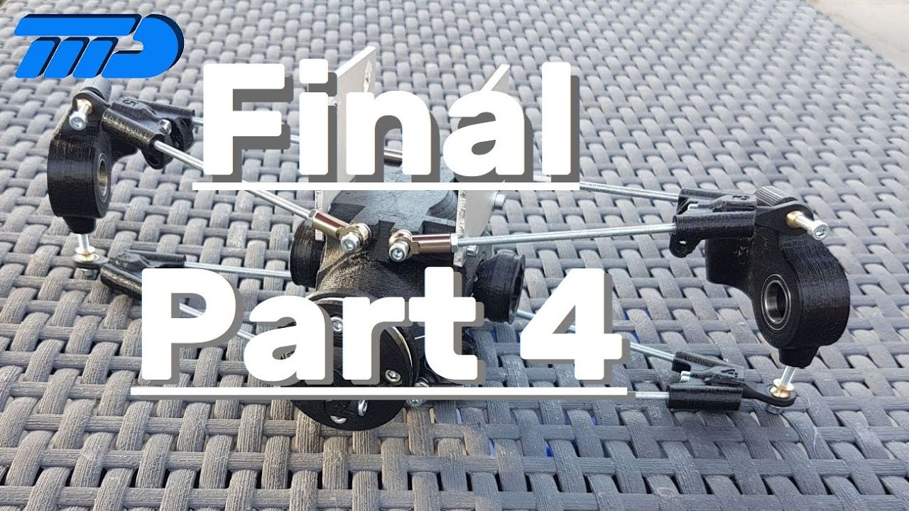 3D printed RC car final assembly and first test-drive