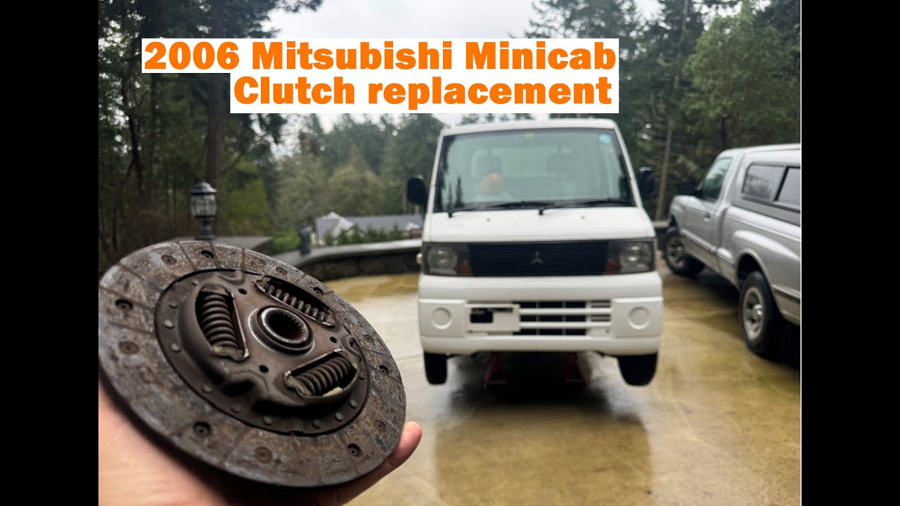 Замена сцепления для мини-кабины Mitsubishi, деталь 1.