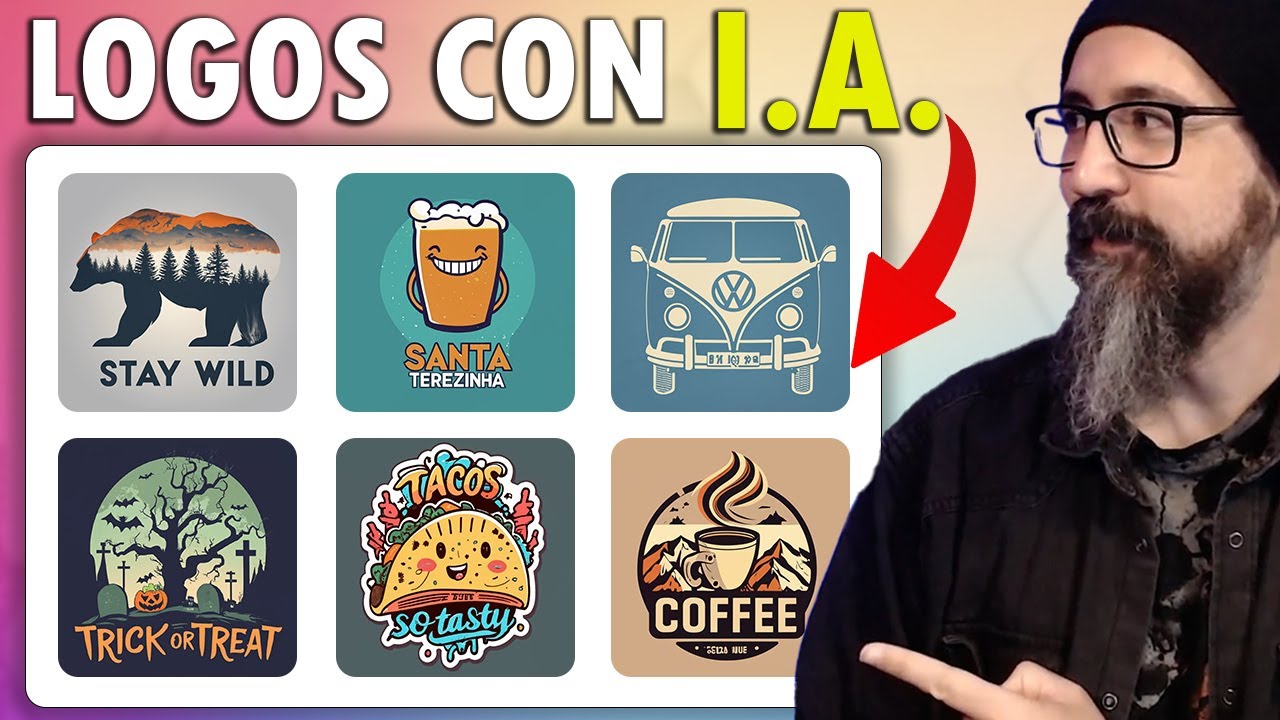 TOP 5 mejores PAGINAS DE IA PARA CREAR LOGOS [ 100% GRATIS ] Tutorial de Inteligencia Artificial