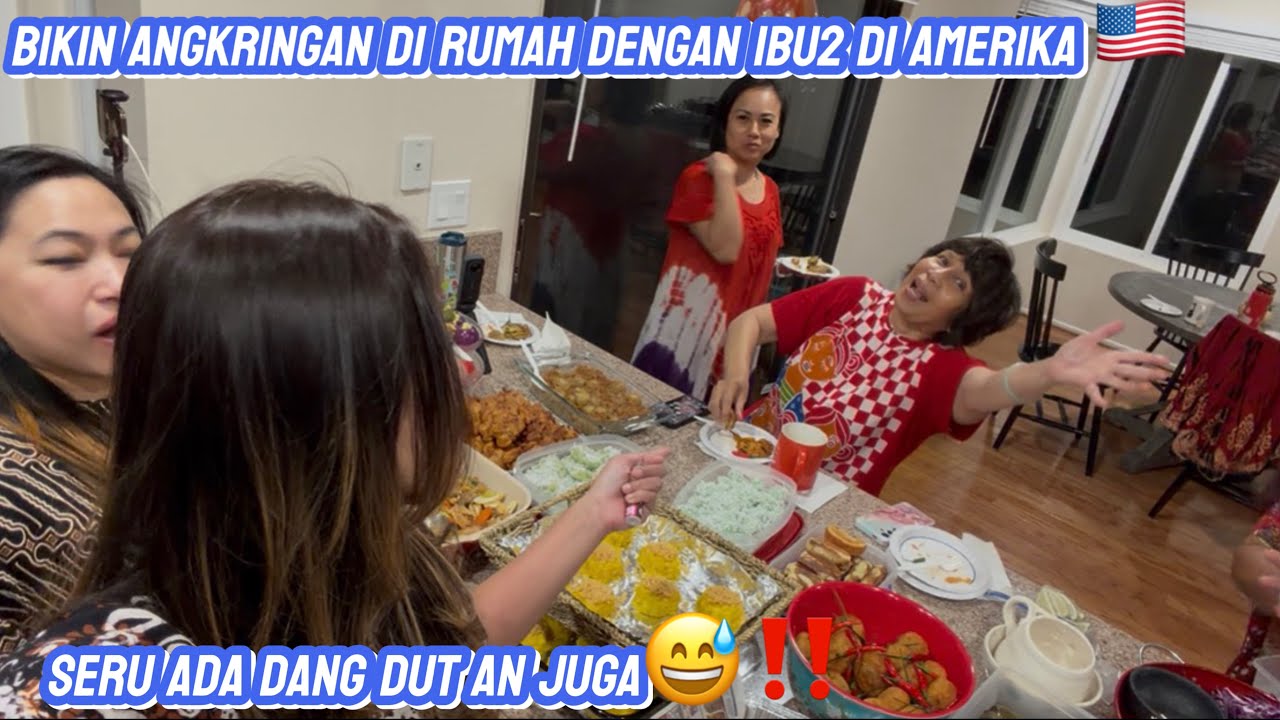 DARI KAMPUNG KE AMERIKA MENGHIDUPKAN RASA NDESO NOSTALGIA DENGAN MAKANAN ANGKRINGAN & DASTER🇺🇸❤️👍✨