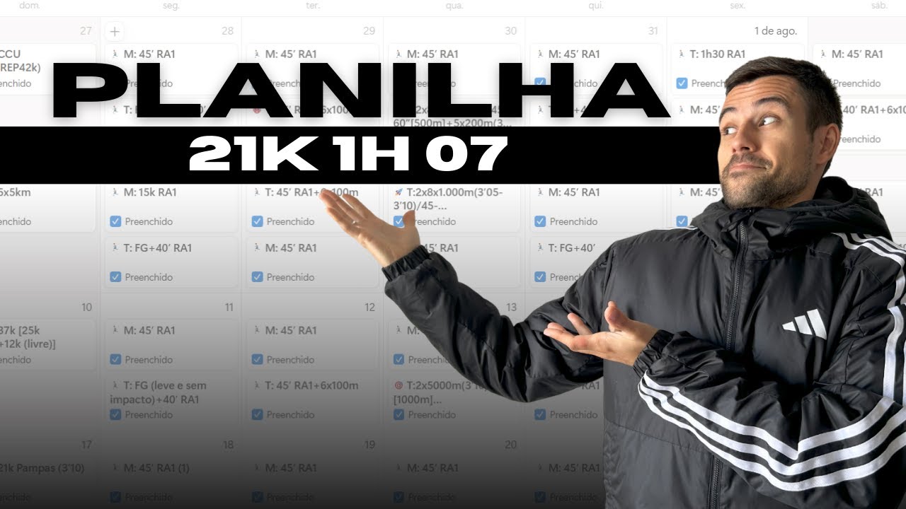 Como é a PLANILHA de um ATLETA DE ELITE? Revelei a minha!