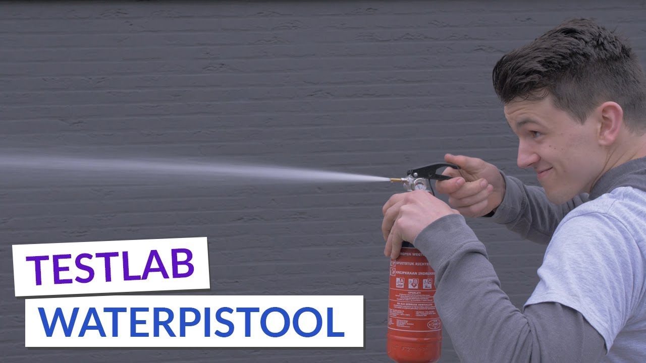 Waterpistool maken van brandblusser | TESTLAB AFL #6