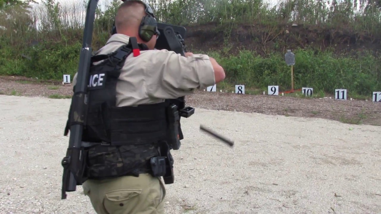 Baker Ballistics MRAPS Shield M4 moving and shooting
