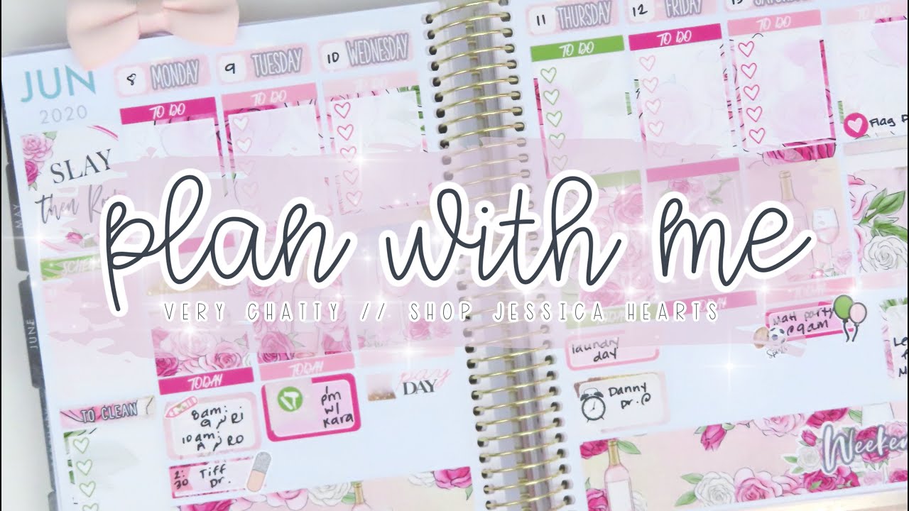 PLAN WITH ME  2020 // SUPER CHATTY RANT // SHOP JESSICA HEARTS // CARDBOARD COUTURE