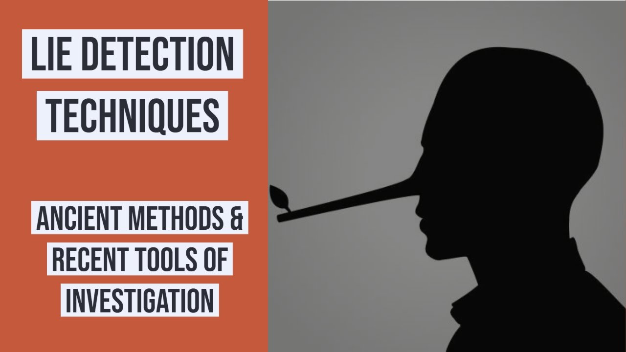 Lie Detection Techniques (Polygraphy) | Criminology