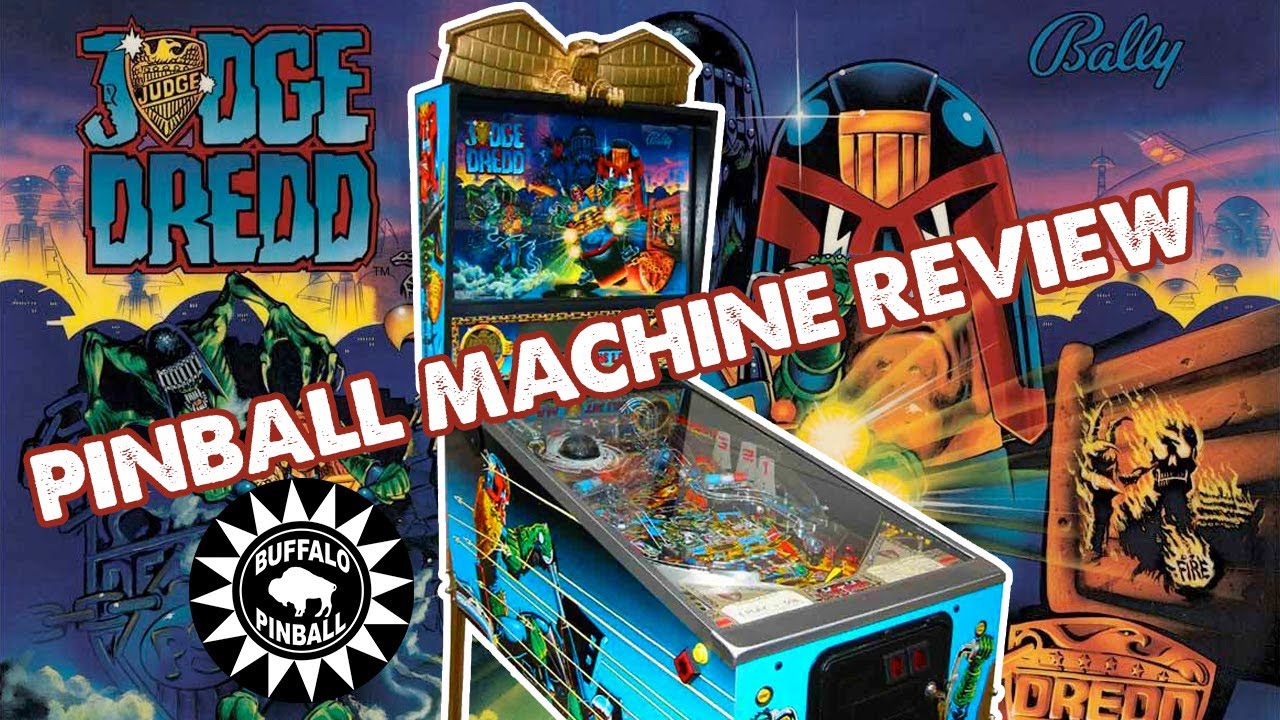 Judge Dredd Pinball Machine Review (Bally, 1993)