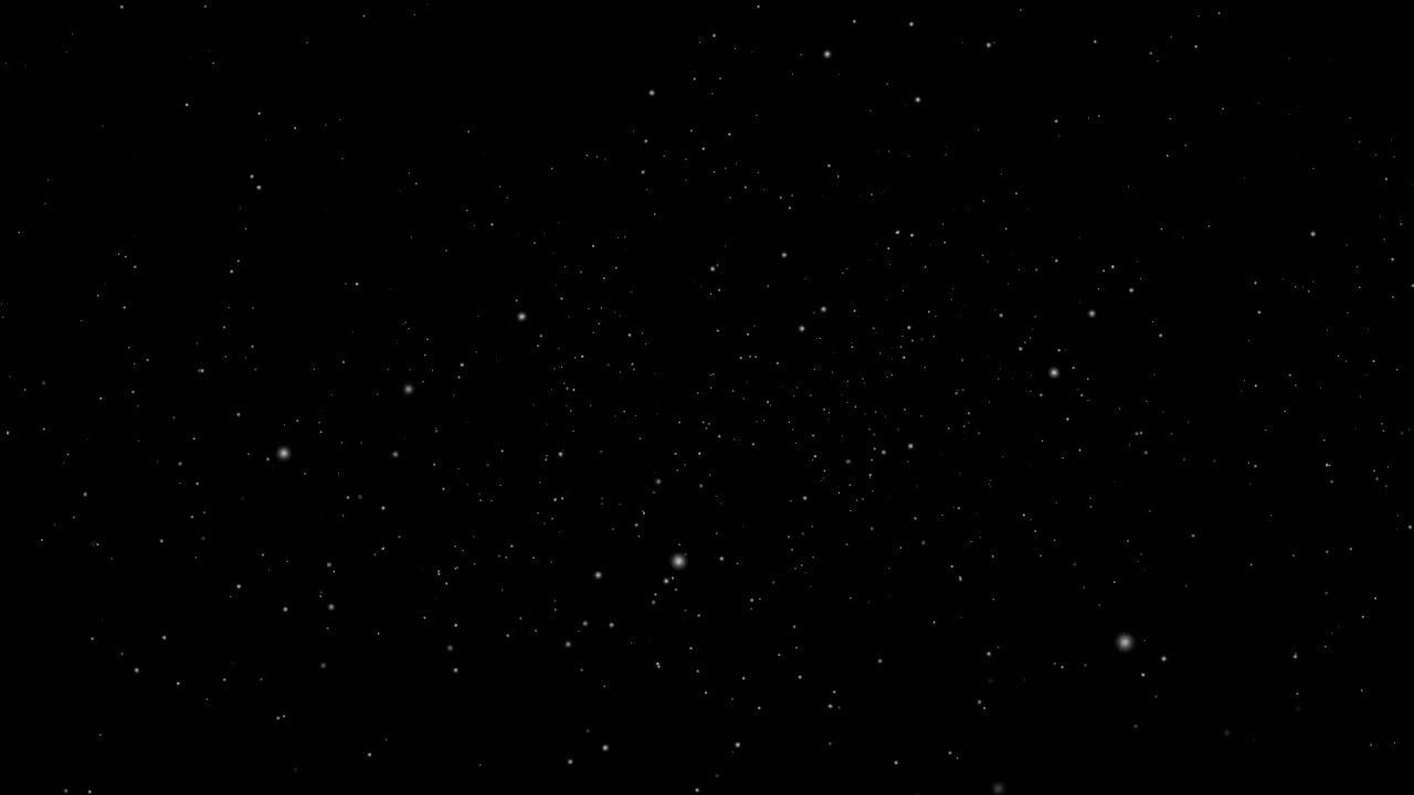 5 minute particles flaying up black background for editing
