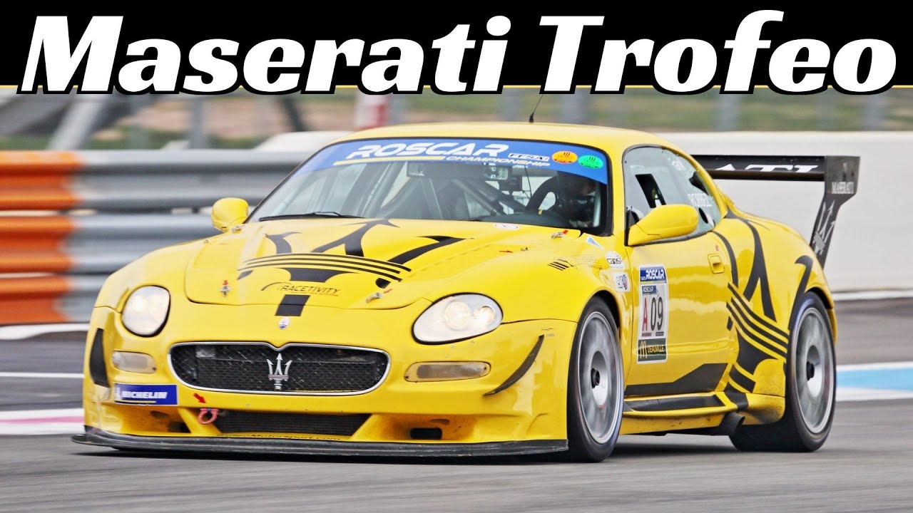 Maserati 4200 GT GranSport Trofeo & Light GT3 - 430Hp V8 N/A Engine Sound, Paul Ricard & Nürburgring