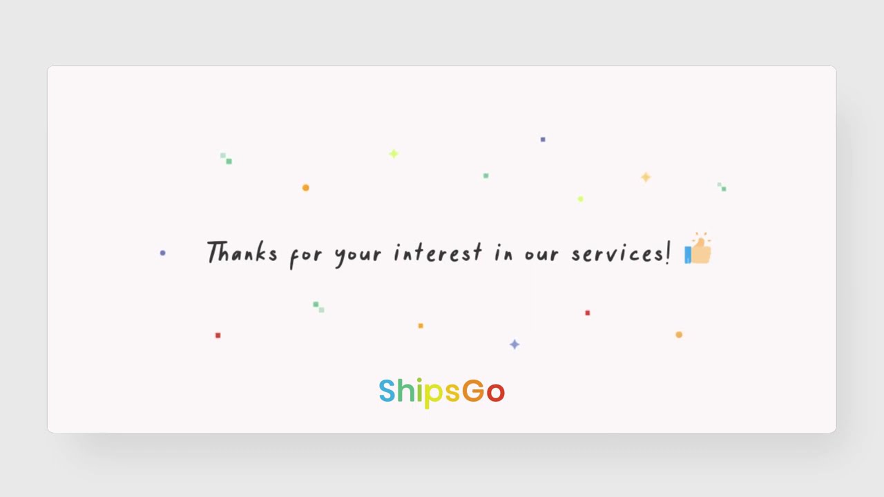 ShipsGo Introduction Video