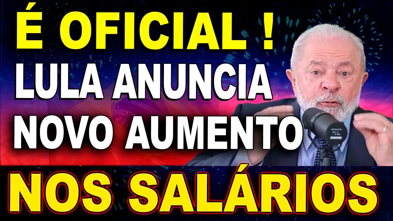 NOVO AUMENTO NOS SAL&Aacute;RIOS DO INSS !! Lula Diz : 