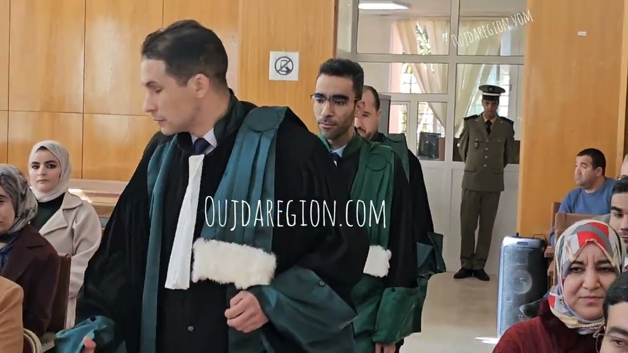 شاهدوا بوجدة تنصيب الاستاذ قطبي قاضيا بالمحكمة التجارية