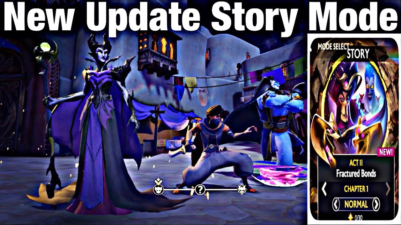 Disney Mirroverse New update Act II Fractured Bond Is Added Chapter one An Uneasy Alliance MG