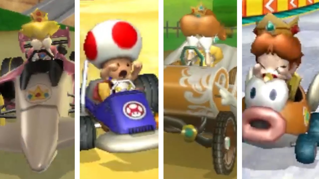 Mario Kart Wii Deluxe - All Characters Losing Animations (10th Place)