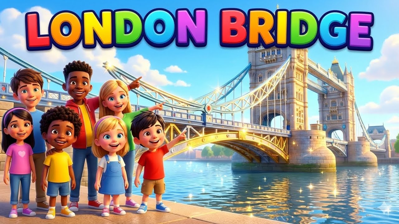 London Bridge Is Falling Down 🌉 | Kids Songs & Nursery Rhymes 🎵 | MIBABYTUNES