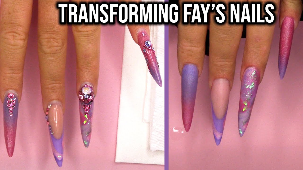 Infill a Russian Almond Nail | Worst Client Ever!